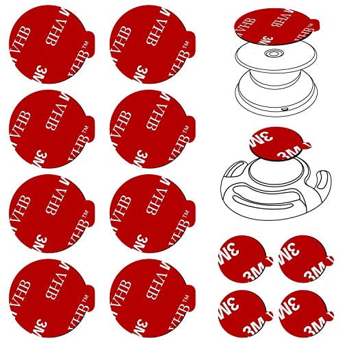 8 Pack Sticky Adhesive Compatible with Socket Base 4pcs Sticker Pads for Car Magnetic Phone Holder PKYAA Double-Sided Replacement Tape for Collapsible Grip & Stand Back 8 Pack Sticky Adhesive Compatible with Socket Base 4pcs Sticker Pads for Car Magnetic Phone Holder PKYAA Double-Sided Replacement Tape for Collapsible Grip & Stand Back